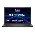 Dell Inspiron 15 3535 Laptop – 15.6 inch FHD (39.62cm) Display, AMD Ryzen 3 7320U Processor, 8 GB RAM, 512 GB SSD, Carbon Black