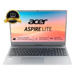 Acer [Smartchoice Aspire Lite AMD Ryzen 3 5300U Premium Thin and Light Laptop (Windows 11 Home/8 GB RAM/512 GB SSD) AL15-41 with 39.62 cm (15.6″) Full HD Display, Metal Body, Steel Gray