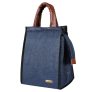 Linen Textured Insulated Tiffin Bag/Lunch Bag
