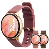Vibez by Lifelong Smartwatch for Women with 2 Silicone Straps, Bluetooth Calling, HD Display, Multiple Watch Faces, Sports Modes, Health Tracking (VBSWW27,Emerald)
